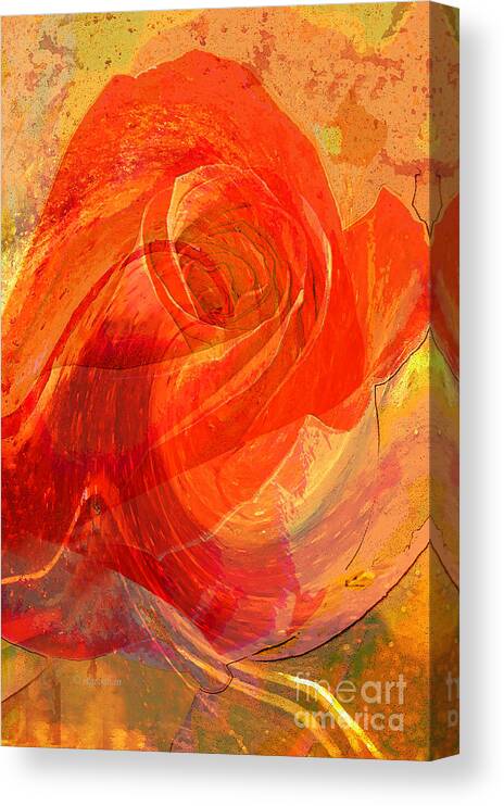 Rose Canvas Print featuring the photograph Fanciful Flowers - Rose by Regina Geoghan