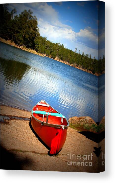 Rim Road Canvas Print featuring the photograph Go Float Your Boat by Julie Lueders 