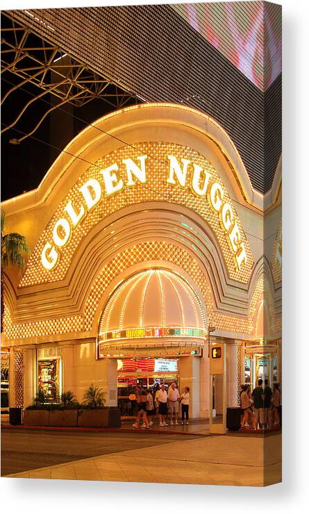 Golden Nugget Canvas Print featuring the photograph Golden Nugget by Viktor Savchenko