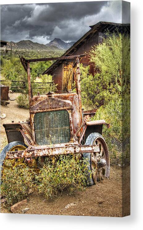 Goldfield Ghost Town Canvas Print featuring the photograph Goldfield Ghost Town - Precious Metal by Saija Lehtonen