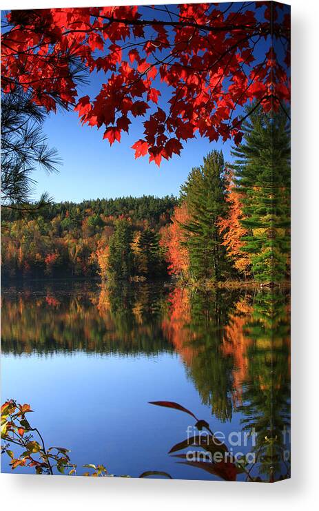 grafton Pond Canvas Print featuring the photograph Grafton Pond by Butch Lombardi