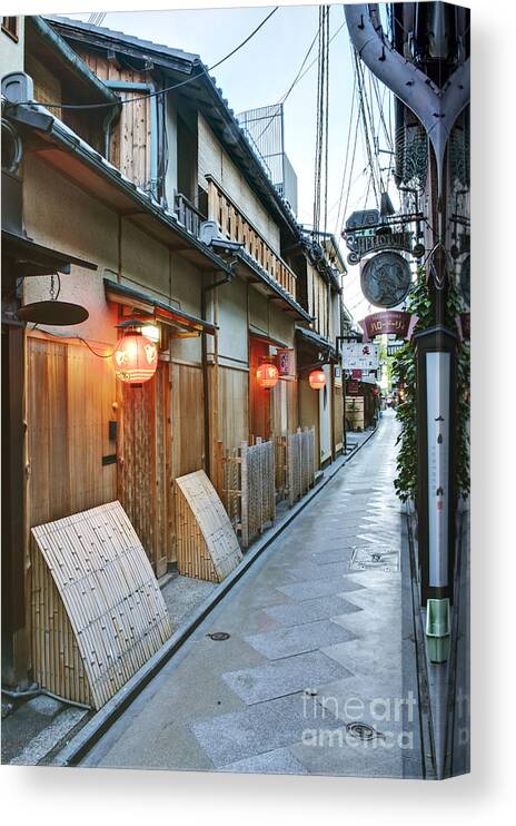 Japanese Alleyway Canvas Print Canvas Art By Rob Tilley