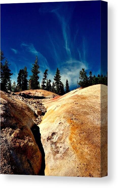 Rocks Canvas Print featuring the photograph Lassen Volcanic National Park by Peter Mooyman