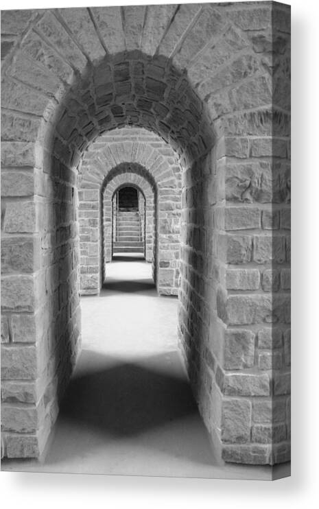 Doorway Canvas Print featuring the photograph Luxembourg Passages by Catherine Murton