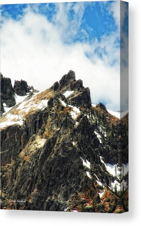 Mountain Canvas Print featuring the photograph Majesty by Donna Blackhall