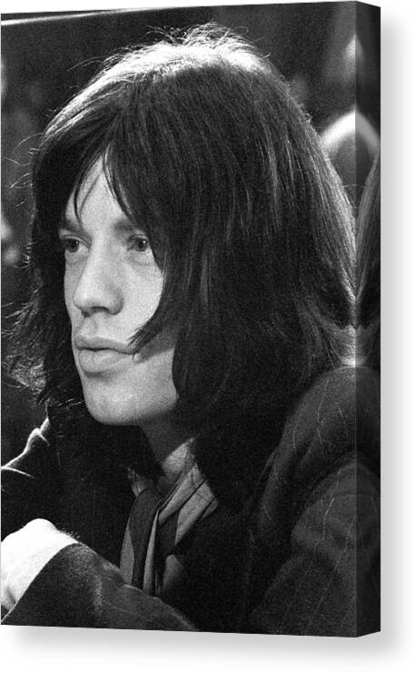 Mick Jagger Canvas Print featuring the photograph Mick Jagger 1968 by Chris Walter