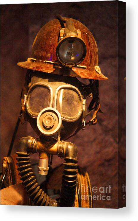 Mining Canvas Print featuring the photograph Mining Man by Randy Harris