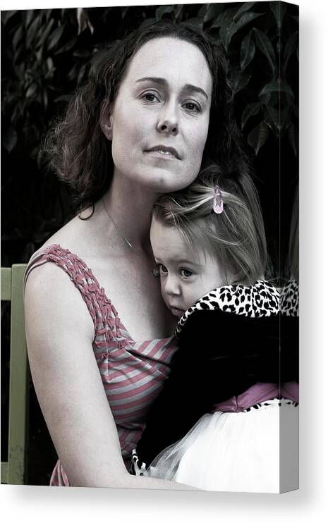 Mother Canvas Print featuring the photograph Motherhood by Lorraine Devon Wilke