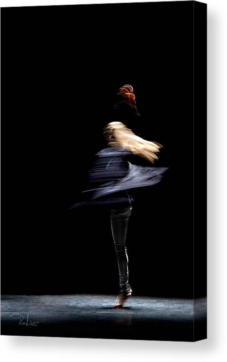 Dance Canvas Print featuring the photograph Moved dance. by Raffaella Lunelli