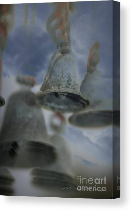 Bells Canvas Print featuring the photograph Mystical Bells by Vicki Ferrari