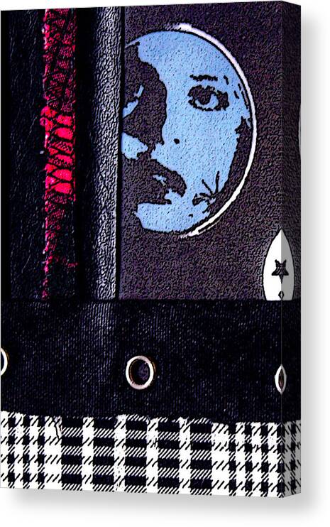 Punk Canvas Print featuring the digital art Punk Rock 2 of 6 by Roseanne Jones