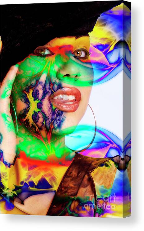 Clay Canvas Print featuring the photograph Rainbow Beauty by Clayton Bruster