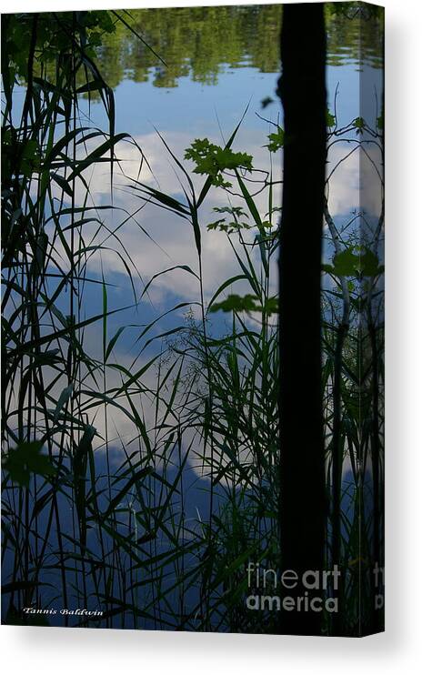 Clouds Canvas Print featuring the photograph Reflecting Clouds by Tannis Baldwin