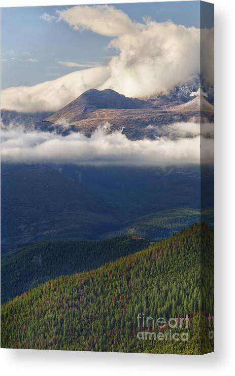 Rocky Mountain National Park Canvas Print featuring the photograph Rocky Mountain National Park Colorado by Andre Babiak