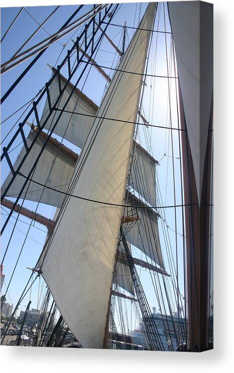 Ocern Canvas Print featuring the photograph Sails by Scott Brown