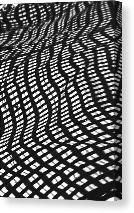 Shadows Canvas Print featuring the photograph Sand Checkers by Randall Cogle