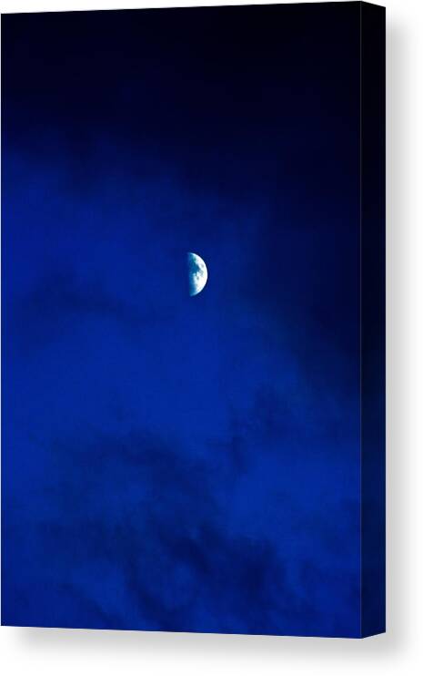 Moon Canvas Print featuring the photograph Shoot the Moon by Randall Cogle