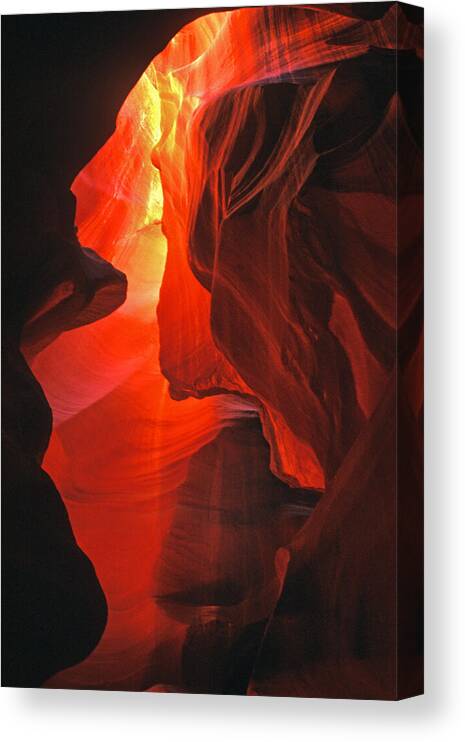Slots Canvas Print featuring the photograph Slot Canyons - 502 by Paul W Faust - Impressions of Light