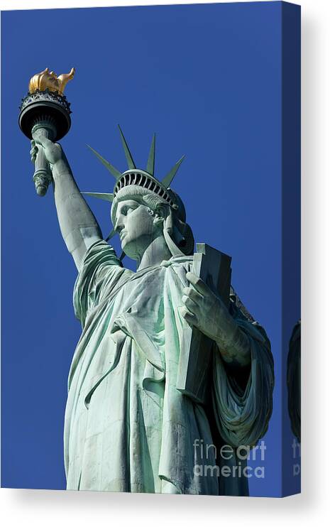 New York Canvas Print featuring the photograph Statue of Liberty by Brian Jannsen