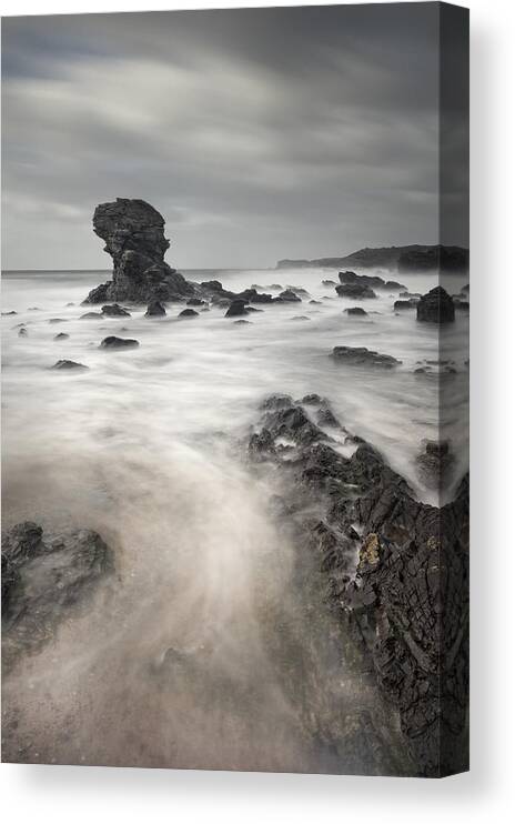 Seascape Canvas Print featuring the photograph The Milky Sea by Andy Astbury
