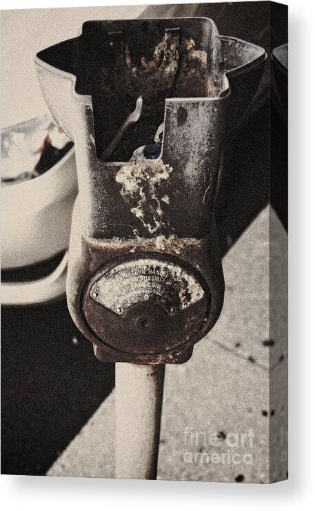 Parking Canvas Print featuring the photograph The Parking Meter by Kathleen K Parker