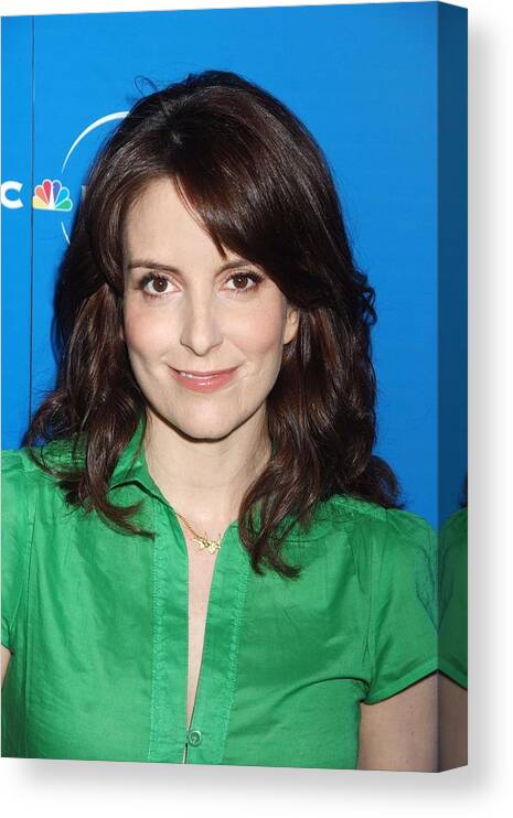 The Nbc Universal Experience Television Network Upfronts Canvas Print featuring the photograph Tina Fey At Arrivals For The Nbc by Everett