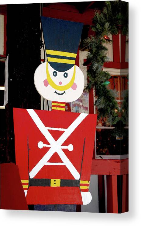 Christmas Canvas Print featuring the photograph Toy Soldier Christmas in Virginia City by LeeAnn McLaneGoetz McLaneGoetzStudioLLCcom