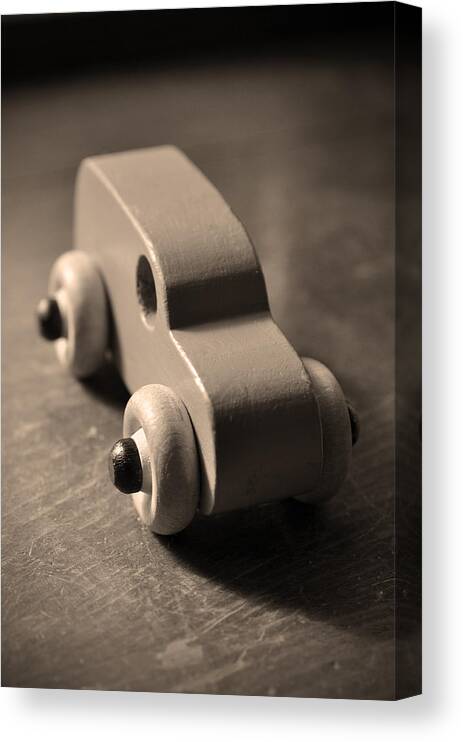 Toy Canvas Print featuring the photograph Vintage Car 3 by Kathy Schumann