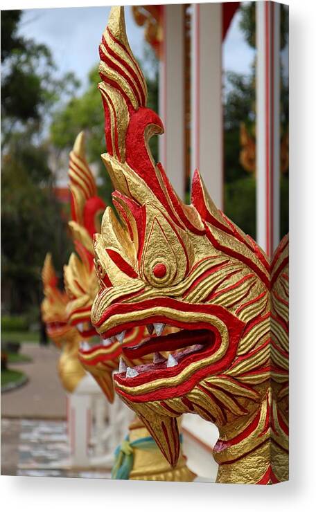 Metro Canvas Print featuring the photograph Wat Chalong 3 by Metro DC Photography