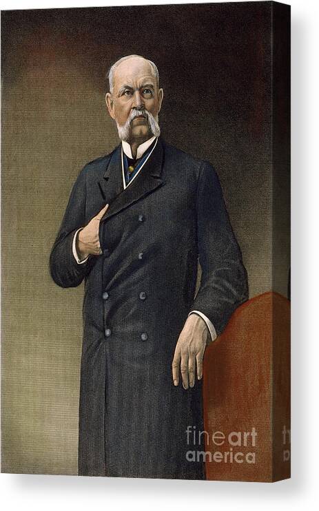 19th Century Canvas Print featuring the painting William Backhouse Astor, Jr. by Granger
