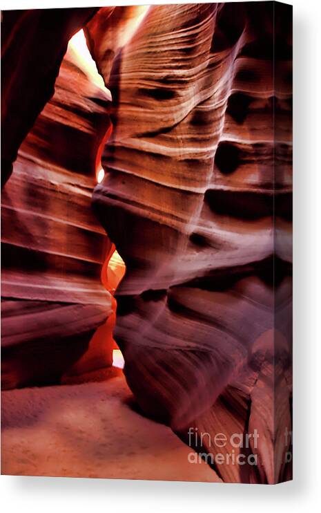 Antelope Canyon Canvas Print featuring the photograph Antelope Canyon #3 by Mark Jackson