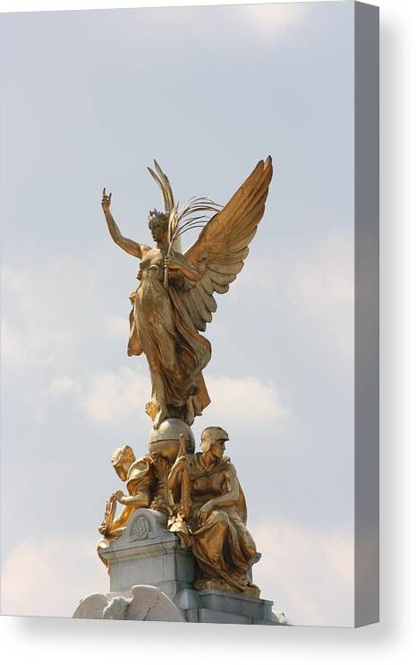 Statue Canvas Print featuring the photograph BP #1 by MGhany