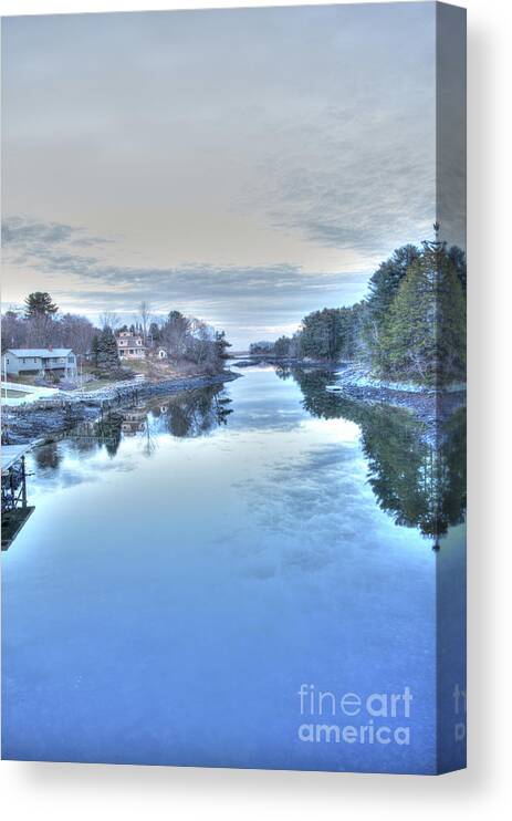 Landscape Canvas Print featuring the photograph Chauncy Creek #1 by David Bishop