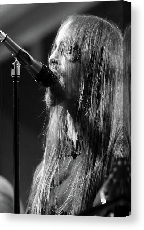 Band Canvas Print featuring the photograph Insignificance at House of Rock Live El Paso - 10/29/2010 #1 by SR Green