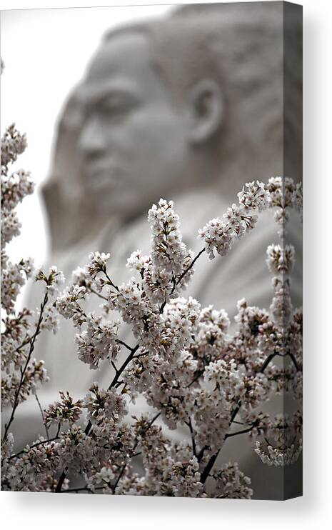 Martin Luther King Jr. Memorial Canvas Print featuring the photograph MLK #1 by Mitch Cat