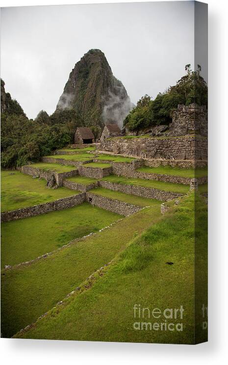 Machu Picchu Canvas Print featuring the photograph Machu Picchu #1 by Timothy Johnson