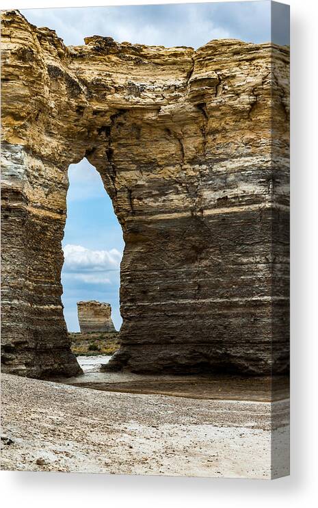 Jay Stockhaus Canvas Print featuring the photograph Monument Rocks #1 by Jay Stockhaus
