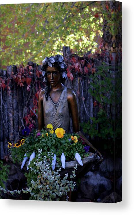 Sculpture Canvas Print featuring the photograph Plenty #1 by Kenneth Campbell
