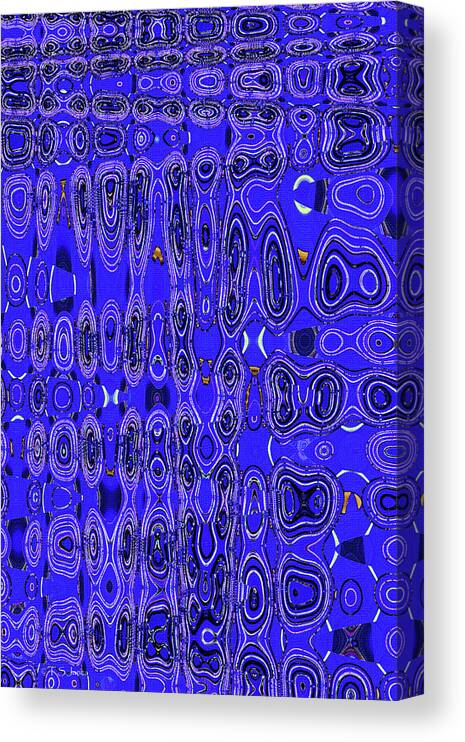 Power Pole Abstract Canvas Print featuring the digital art Power Pole Abstract #1 by Tom Janca