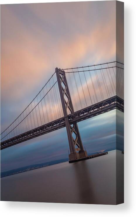 City Canvas Print featuring the photograph Red Dawn #2 by Jonathan Nguyen