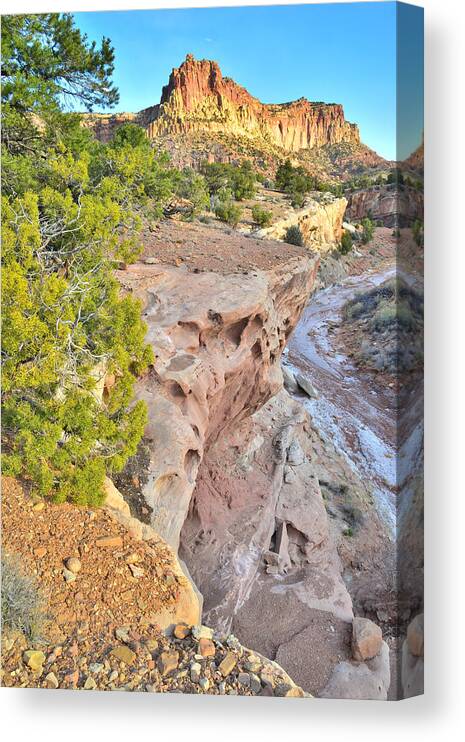Capitol Reef National Park Canvas Print featuring the photograph Scenic Drive #6 by Ray Mathis