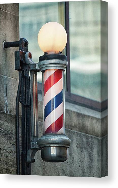 Ottawa Canvas Print featuring the photograph Stripes #1 by Tatiana Travelways