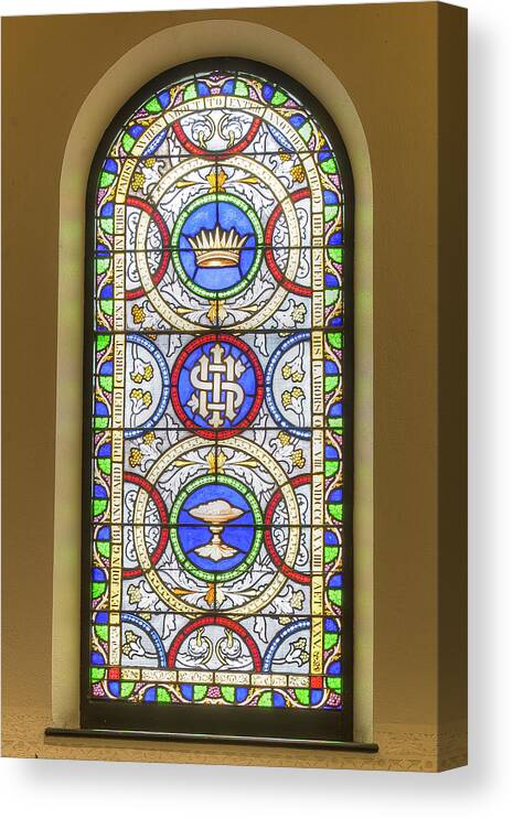 Saint Annes Canvas Print featuring the digital art Saint Anne's Windows #12 by Jim Proctor