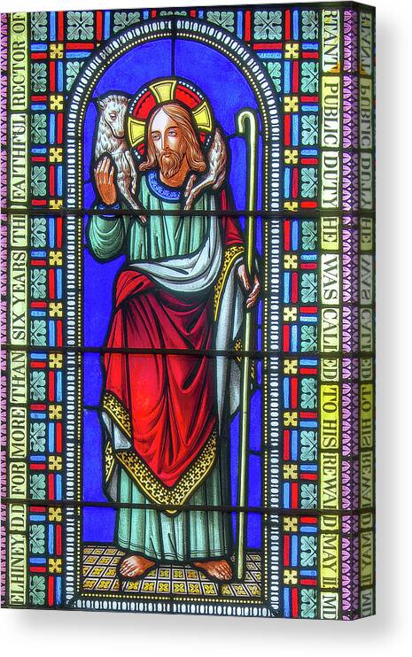 Saint Annes Canvas Print featuring the digital art Saint Anne's Windows #15 by Jim Proctor