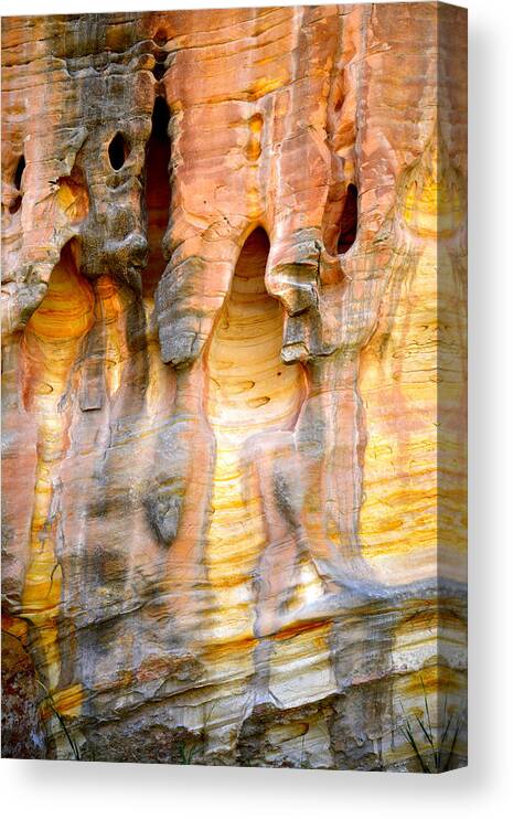 Sandstone Canvas Print featuring the photograph Capitol Reef Wall Art #24 by Ray Mathis