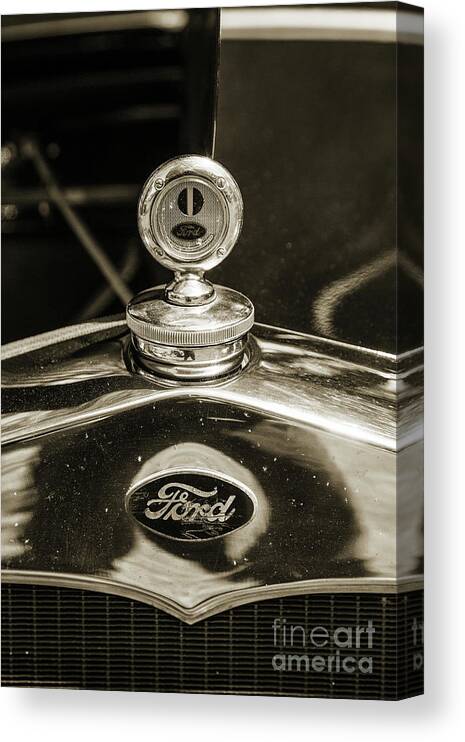 1930 Ford Canvas Print featuring the photograph 1930 Ford Model A Original Sedan 5538,19 by M K Miller