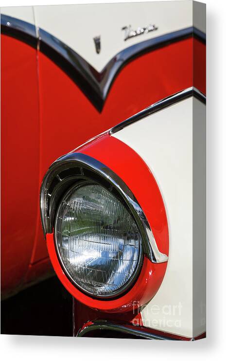 Ford Canvas Print featuring the photograph 2 Tone Victoria by Dennis Hedberg