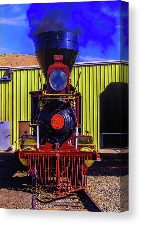 Virgina & Truckee Canvas Print featuring the photograph 22 Fired Up To Go by Garry Gay