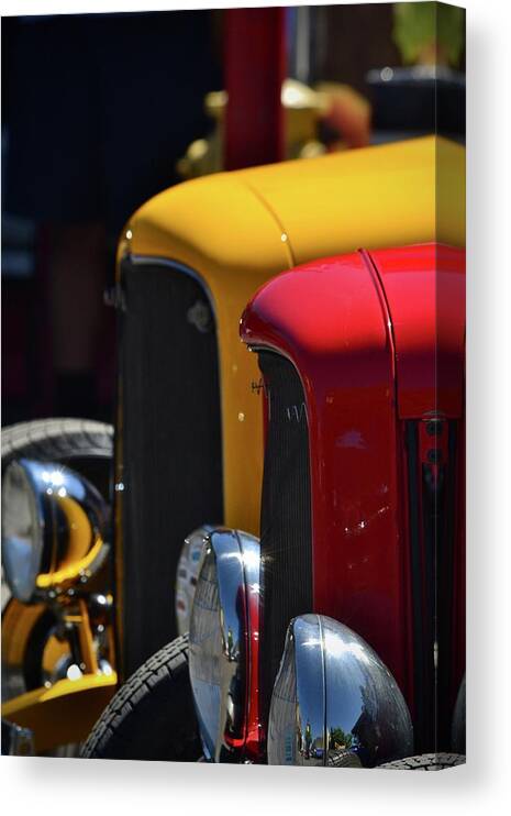  Canvas Print featuring the photograph Hotrods by Dean Ferreira