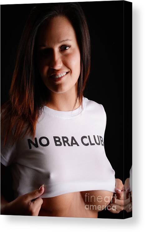 No Bra Club #3 Canvas Print